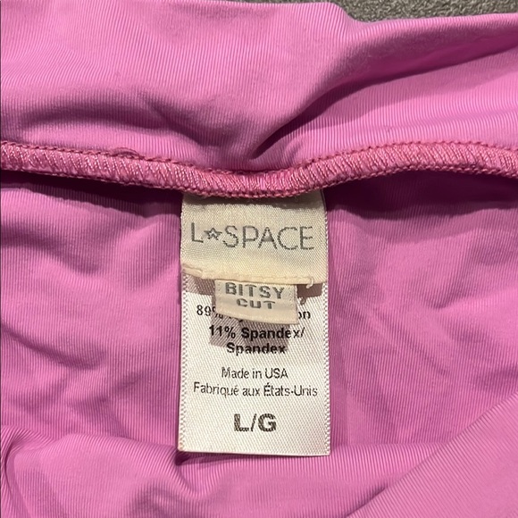 Pink Ribbed Bikini Set - Picture 2 of 3